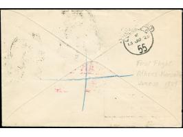 1929/33, Three Air Mail covers/cards including First Flight to Marseille 10.6.29, 3 dr. air mail stamp on cover to NY and 10 