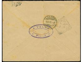 1893/1900, Small Hermes Heads: Two covers and three postcards of Corfou and Athens to Swiss, Austria and Germany, three diffe