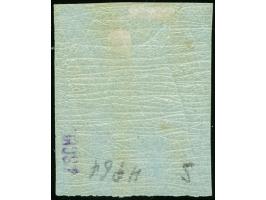 1861, Paris Printing 40 l. violet on blue paper with bright colours, imperf. with broad margins all round, unused with large 