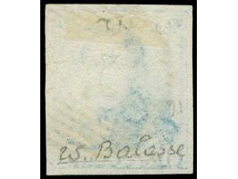 1849, 10 c. brown and 20 c. blue, large margins, 10 c. cancelled ‘23’ (Bruges), 20 c. face free cancelled, extremely choice p