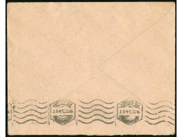 1935/36, Drei Flugpostbriefe von Wien nach Portugal, je mit Etappenstempel ‘Mit Flug bis:___" und hs. Eintrag ’Barcelona', je