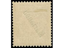1900, 10 Pfg dunkelrosarot, steiler Aufdruck sauber ungebraucht in fehlerfreier Erhaltung, nicht repariert, Befund Jäschke-L.