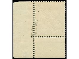 1897, 25 Pf dunkelorange postfrisch aus der rechten unteren Bogenecke, einwandfrei signiert Jäschke-L. und Steuer BPP
