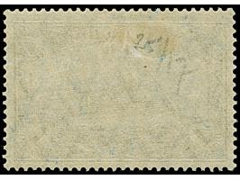 1905/19, 1 $, Plattenfehler I, Wertziffer "1" kreuzweise schraffiert, ungebraucht, tadellos