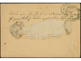 1893, postal stationery card 20 reis rose cancelled Correio S. Vicente 17.OUT.93 to Argentina, arrival mark Buenos Aires 7.NO