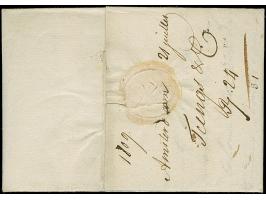1809, “Hollande par Maaseyck” on folded letter from Amsterdam via Maaseyck to Hodimont, very fine (Herlant no.55)
