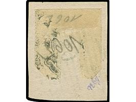 1852, Rayon III 10 Rp. rosarot, drei Seiten gut gerandet, rechts unten fast berührt, mit eidgenössischer schwarzer Raute, sau