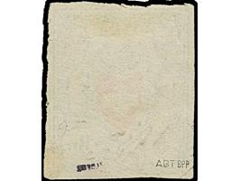 1851, 5 Rp. Rayon II, Kreuz ohne Linieneinfassung, farbfrisch und noch gut gerandet, schwach entwertet, signiert Abt BPP