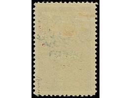 1920, Hejaz railway 2 pia. on 1 pia. lake and pale blue handstamped 1336, unused, very fine and fresh, rarity of Angora issue