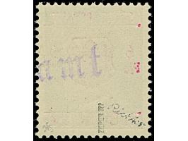 1945, Probedruck Hitler 1 Pfg. mit Probeabstempelung, Attest Zierer BPP (1982)
