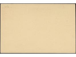 1922, Grand National Assembly postal stationery card 2 krs. brown, partly double surcharge in red, unused, very fine and attr
