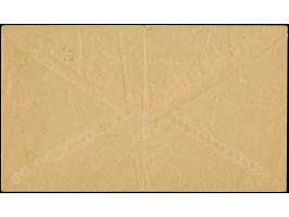 1862, "P.P.ÜCRETI ALINMISTIR" (Postage Paid) black handstamped formular envelope, unused, usual crease and fold, otherwise fi