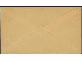 1862, "P.P.ÜCRETI ALINMISTIR" (Postage Paid) greenish-blue handstamped formular envelope, unused, usual crease and fold, othe