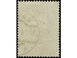 1916, 25 H. mittelultramarin auf gewöhnlichem Papier, vollständige Zähnung, sauber gestempelt mit linker Hälfte des Radgangst