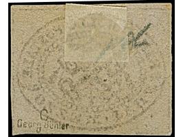 1852, ½ b. grey, a well-margined single, unused, fresh colour, very fine, signed G. Bühler