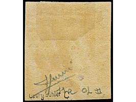 1859, 5 gr. vermilion, an unused example of fine deep colour, full margins, fine. Signed Bühler and Sorani