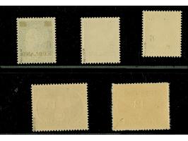 6 a. 5 Pfg. - 12 Pfg. postfrisch, dabei 6 a. 5 Pfg. in guter Type VI, postfrisch, sign. van Loo BPP (Mi. 440,-)