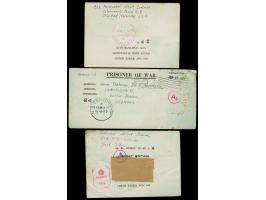 1943/44, Two Prisoner of War letters from a German Officer at the "Trinidad-Colorado" POW Camp, passed by both U.S. and Germa
