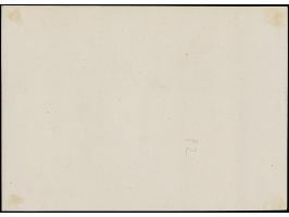 1873, Postal stationery answering card 5+5 c. green unfold and unused, tiny paper adhesives on reverse, otherwise very fine.
