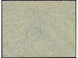 1897, Olympics 1896 chariot 60 l. black and 25 l. orange tied to commercial envelope by "Athens 3 - 8/IOYA 1897” cds., sent r