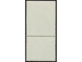 1985, Hebel 80 Pfg., oben ungezähntes Oberrandstück im senkrechten Paar mit Normalmarke, postfrisch. Tadellos. Sehr selten, n