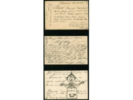 1895/1901, MPAPUA 16.11.95 auf Ganzsache 10 Pfennig "Krone/Adler" mit Aufdruck 5 PESA, der rückseitige Text ist geschrieben i