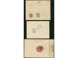 1916, Crescent and Five pointed Star overprints on 11 covers, all registered and censored to Germany, Swiss and Austria, many