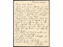 1897, Canea Soldier's mail: 1 pia. lettercard 1897, with dateline "Kissamo 27.3.97" written in German, canceled with "HANIA 2