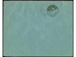 1897, Sitia, Free of charge military envelope handstamped with "SITIA 15.Oct.97" cds., together with faint "8e Régiment d'Inf