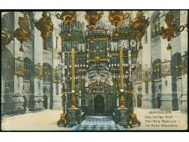 1917, Ansichtskarte von Jerusalem geschrieben in “Birseba” Komp. 607, gesandt nach Lennep mit zweisprachigem “Feldpost MIL. M