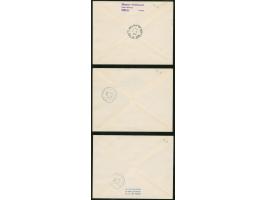 1946/54, Air France : 10 air mail covers including first flights to Nouvelle Caledonie registered, anniversary flights to Bue