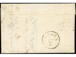 "BORGHETTO 21 4", EKr., sauber und gerade auf 1858, 5 Soldi, Type I, auf kleiner Briefhülle nach Codogno, mit Ankunftsstempel