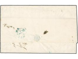 "MILANO 6/10", EKr., auf Handpapier 45 Centesimi hellgraublau, 2 Einzelwerte, beide breitrandig, auf Faltbrief der 2.Gewichts