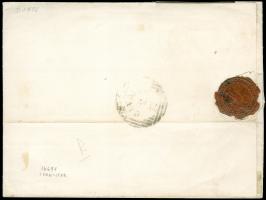 "PIEVE DI SOLIGO 5.12.51", Spitzovalstempel, auf Erstdruck 15 Centesimi und 30 Centesimi, beide breitrandig, auf Briefhülle n