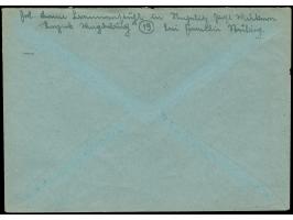 6 Pfg. im senkrechten Paar auf portogerechtem Fernbrief, sauber gestempelt “MÖCKERN (BZ MAGDEBURG) 05.12.45", Marken im Berei