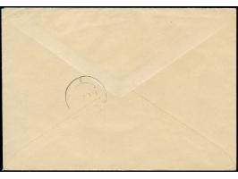 Ergänzungswert 10 Pfg. im waagerechten Paar, mit Zufrankatur auf portogerechtem R-Fernbrief von “HALLE (SAALE) 17.1.46” nach 