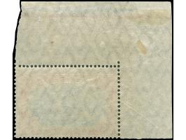 1905/20, 3 R., Kriegsdruck mit Mittelstück in Type II, linke obere Bogenecke, postfrisch (Falzspuren im Rand). Unsigniert, Ku