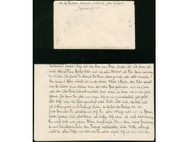 KRIEGSGEFANGENEN-POST: 1930, Kriegsgefangen-Brief mit Inhalt von “AUCKLAND 23.JL. 15-9.30” von einem Kadett der S.S. Elsass, 