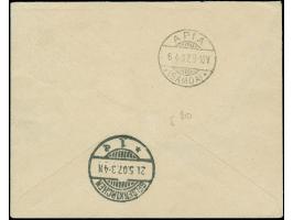 1900, Kaiseryacht 30 Pfg., als Einzelfrankatur auf portogerechtem R-Fernbrief von “MULFANUA (SAMOA) 6/4 / 07” mit R-Zettel, z