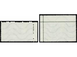 DEUTSCHE FÄLSCHUNGEN FÜR GROẞBRITANNIEN: 1944, ½ p. Stalin und 1 ½ p. König George und Stalin, mit Zwischenstegansatz, normal