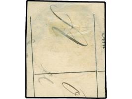 1890/1901, 2 M. dunkelrotkarmin, sauber gestempelt “TSCHIFU DP 13/2 01” auf Briefstück, einwandfrei