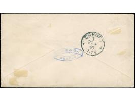 1890/1901, Krone/Adler 20 Pfg. dunkelultramarin als portogerechte Einzelfrankatur auf Fernbrief mit Absenderstempel “ANZ &amp