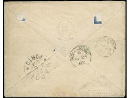 INCOMING MAIL: 1880, 20 Pfennig als portogerechte Einzelfrankatur auf Auslandsbrief von “HAMBURG 1 / 16/3 88” nach Foochow, m