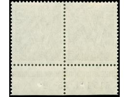 1949, Bauten 15 Pfg. im waagerechten Unterrandpaar mit HAN “515111.55 2”, postfrisch, in einwandfreier Erhaltung