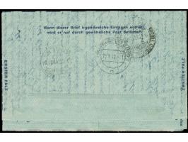 1948, Luftpostfaltbrief 100 Pfg., Type II mit Posthorn in Doppellinie mit portogerechter Zufrankatur Goethe 30 Pfg. und Grüna