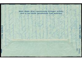 1950, Bund Luftpostfaltbrief 60 Pfg. mit Stempel “BERLIN-CHARLOTTENBURG 6 26.4.51” und viel Text nach Brüssel in guter Erhalt