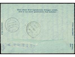 1952, Luftpostfaltbrief 60 Pfg. mit Stempel “BERLIN W57 16.10.52” und rückseitigem Rohrpoststempel “BERLIN SW11 16.10.52.12.0