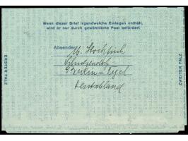 1953, Luftpostfaltbrief 60 Pfg. mit Stempel “BERLIN-WILMERSDORF 2 11.5.55” mit Portostempel “T” (60 c.) und viel Text nach Bo