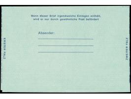 1954, Luftpostfaltbrief 60 Pfg. mit Zusatz “AEROGRAMME”, sauber ungebraucht, in einwandfreier Erhaltung