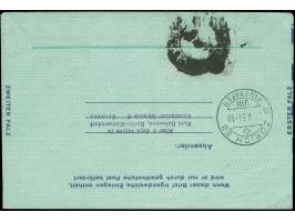1954, Luftpostfaltbrief 60 Pfg. mit Zusatz “AEROGRAMME”, gebraucht mit Stempel “BERLIN-ZENTRALFLUGHAFEN b 20.5.54” (Ersttag) 